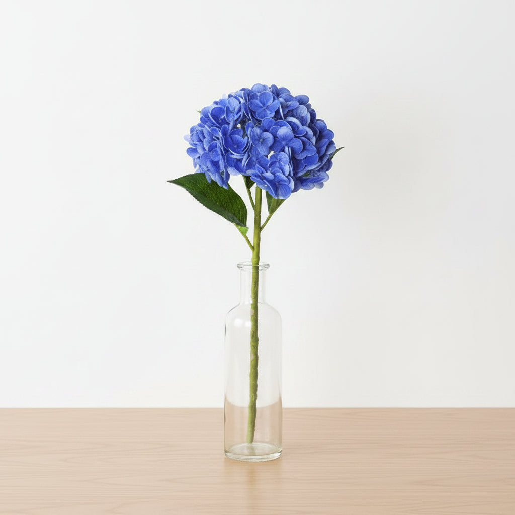 Real Touch Artificial Hydrangea Flowers – 3D Latex Bridal Bouquet Décor