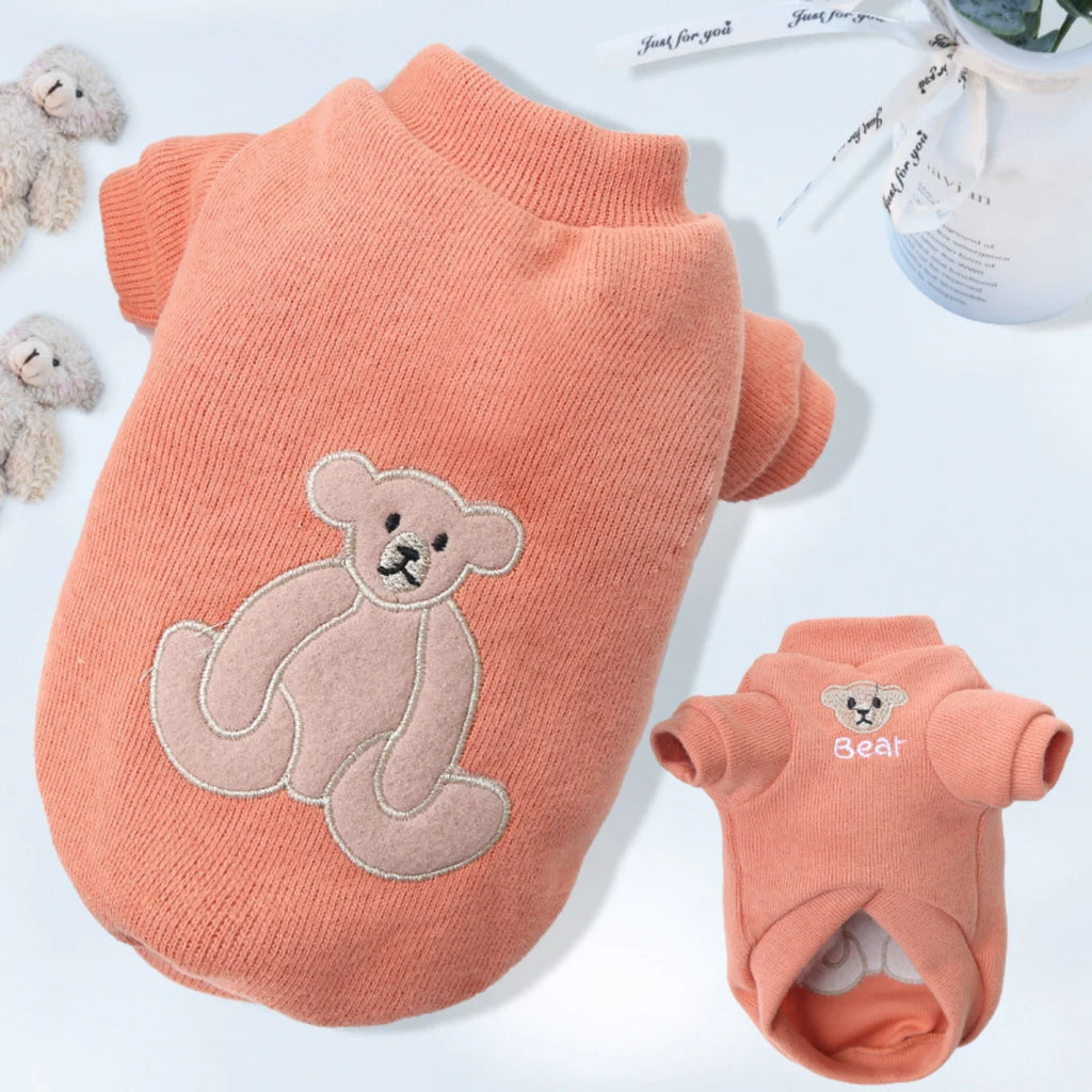 Winter Fleece Pet Sweatshirt – Warm Jacket for Dogs & Cats