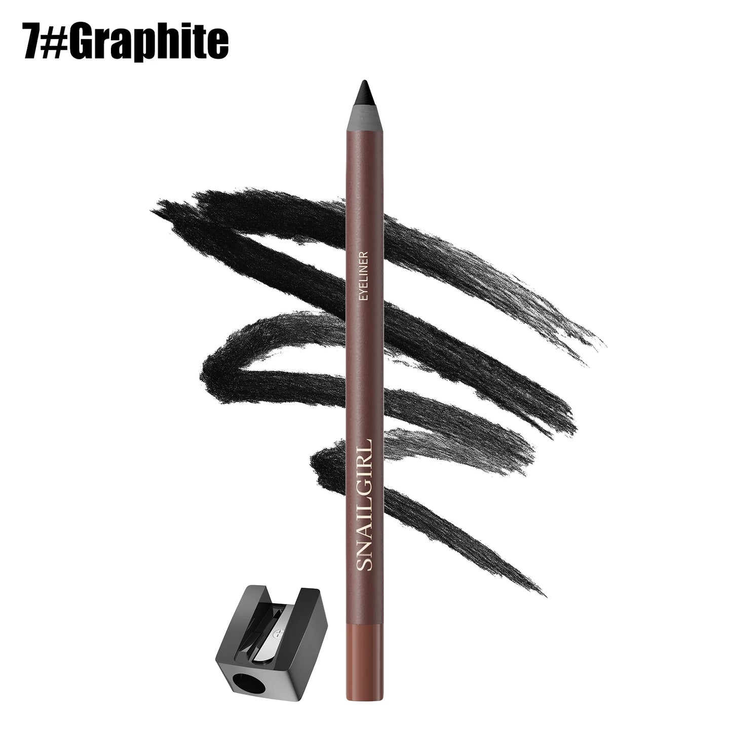 Crayon eyeliner, résistant à l'eau et à la transpiration, longue tenue et sans bavure, avec recharge dure.