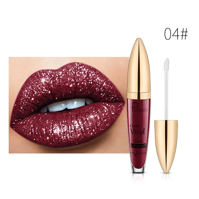 Set 18 Couleurs Gloss à Lèvres Brillant – Rouge à Lèvres Liquide Mat et Pailleté, Longue Tenue, Waterproof, Maquillage des Lèvres