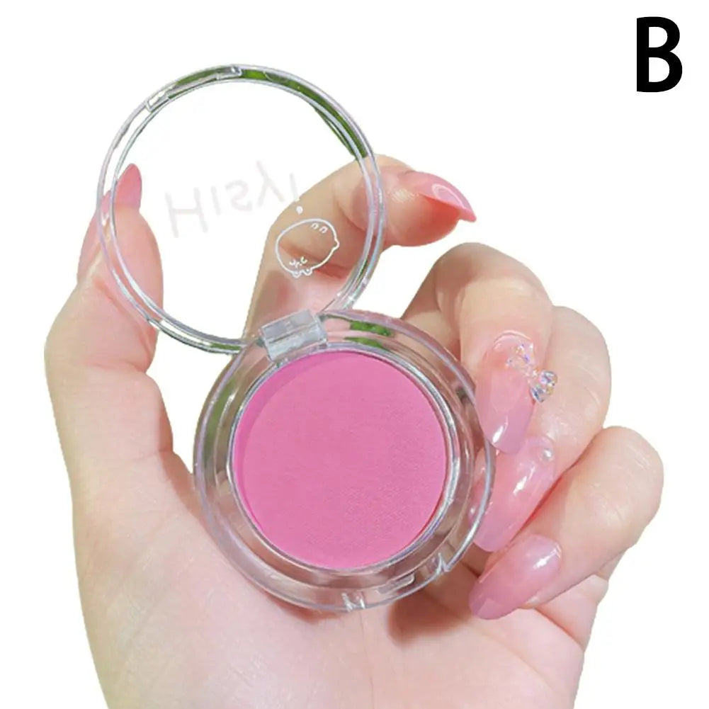 Blush mat pour filles – Crème pêche, maquillage rose et rouge pour joues – Poudre blush, teinte pour contour, palette de joues