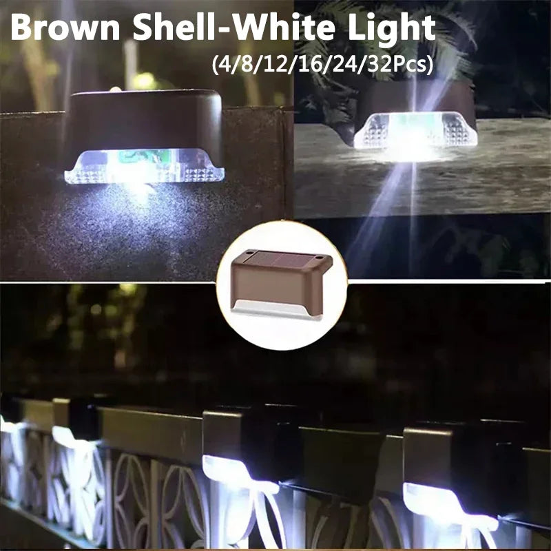 Solar Deck Lights – Waterproof LED Step & Fence Lights for Outdoor Spaces