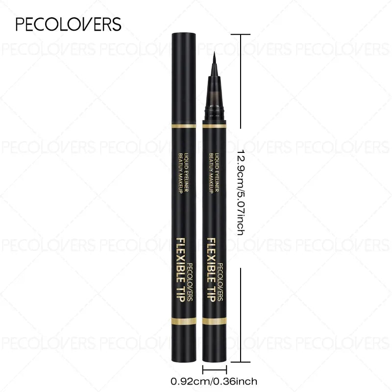 Set 5 pcs eyeliner noir – séchage rapide, waterproof et résistant à la sueur, anti-bavure, maquillage des yeux