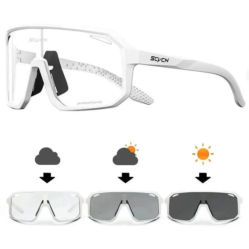 Lunettes de cyclisme – Pour hommes et femmes | Idéales pour VTT, route, vélo et activités outdoor | Lunettes de sport pour randonnée et cyclisme