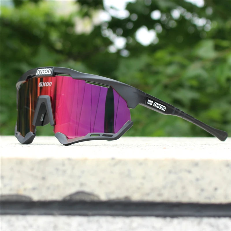 Lunettes de cyclisme– Protection UV400 | Pour hommes et femmes | Lunettes de sport outdoor pour VTT, route et cyclisme en général