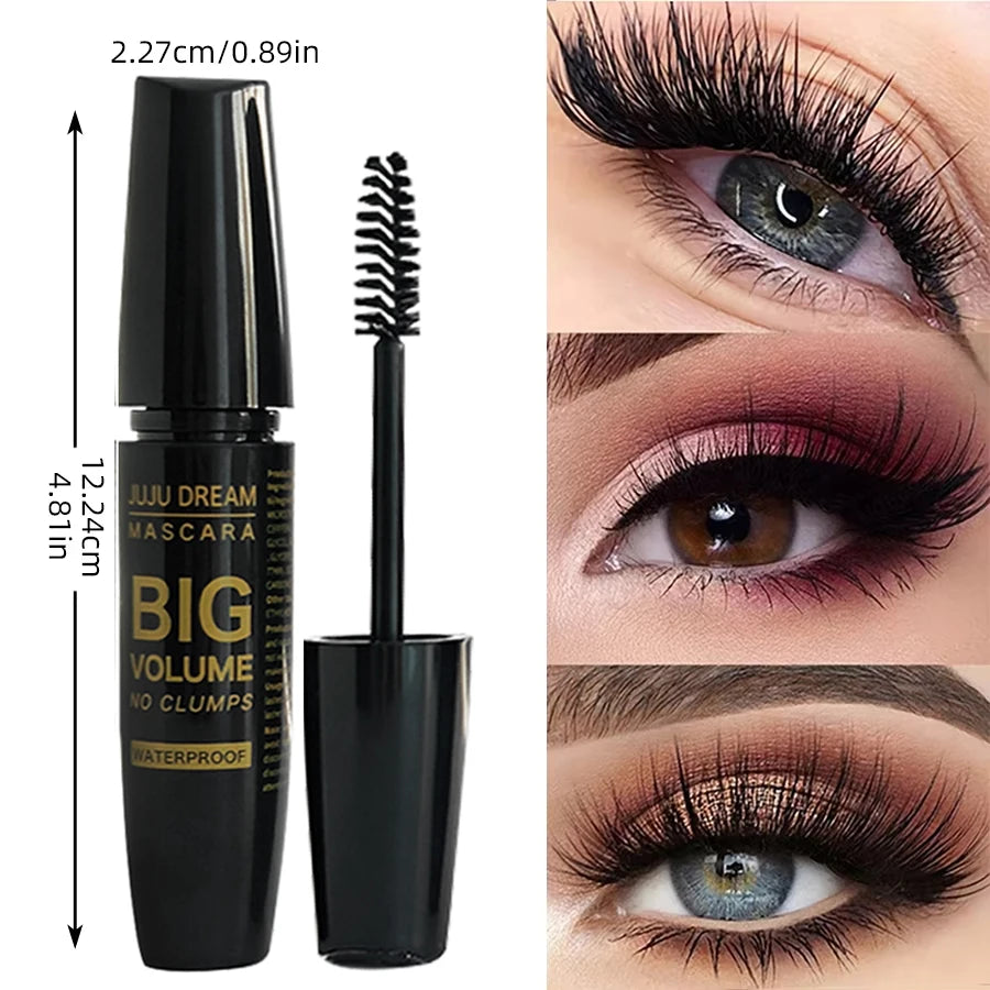 **« Mascara 4D noir – Longue tenue, volumisant et recourbant »**
