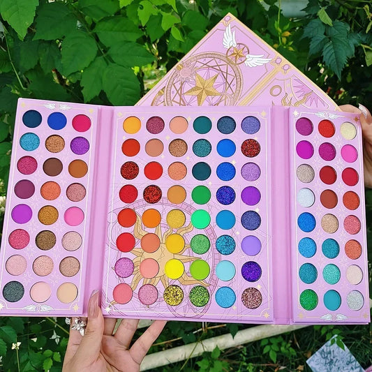 **« Palette fards à paupières Noël 96 couleurs – Nacré, mat et pailleté pour scène et néon »**