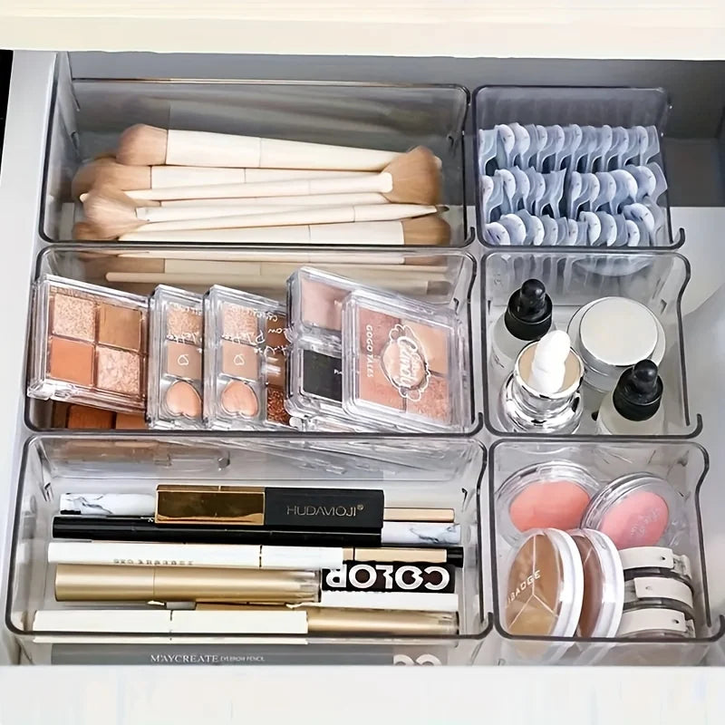 7-Piece Stackable Beauty Storage Boxes