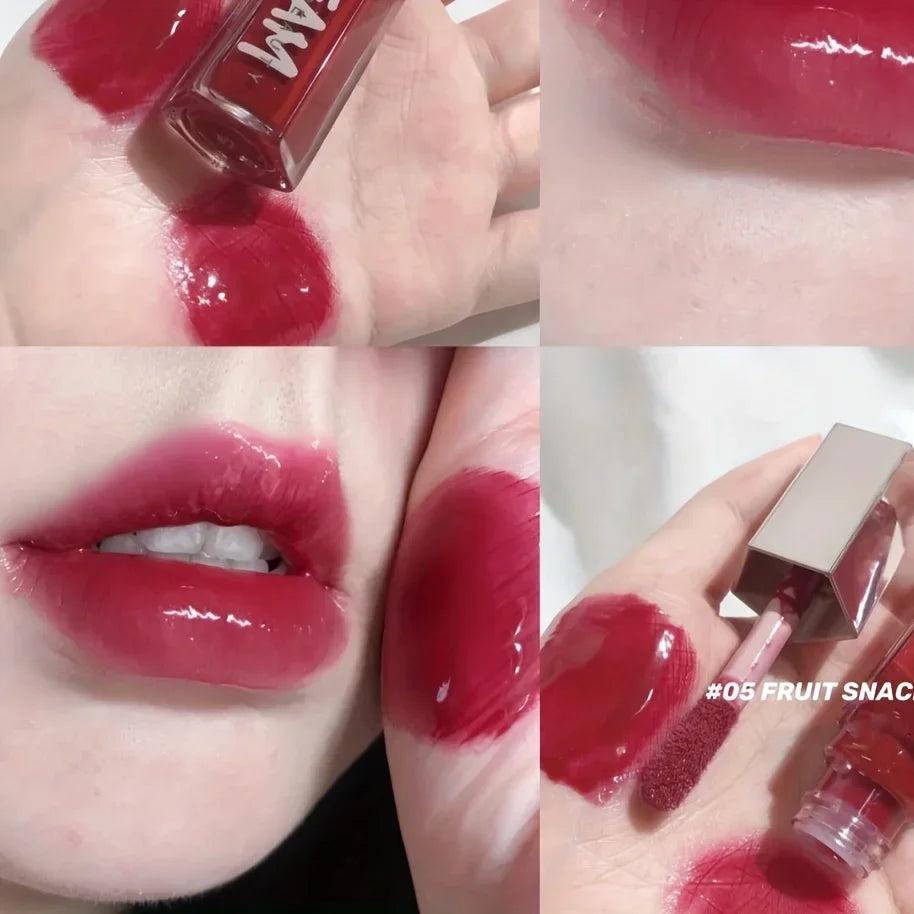 Baume à Lèvres – Rouge à Lèvres Longue Tenue, Paillettes, Hydratant, Effet Repulpant, Soin des Lèvres, Gloss, Idéal Cadeau