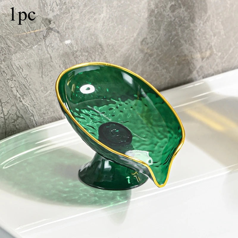 Oval Soap Dish with Drainage Holes – Bathroom Soap Holder Organizer