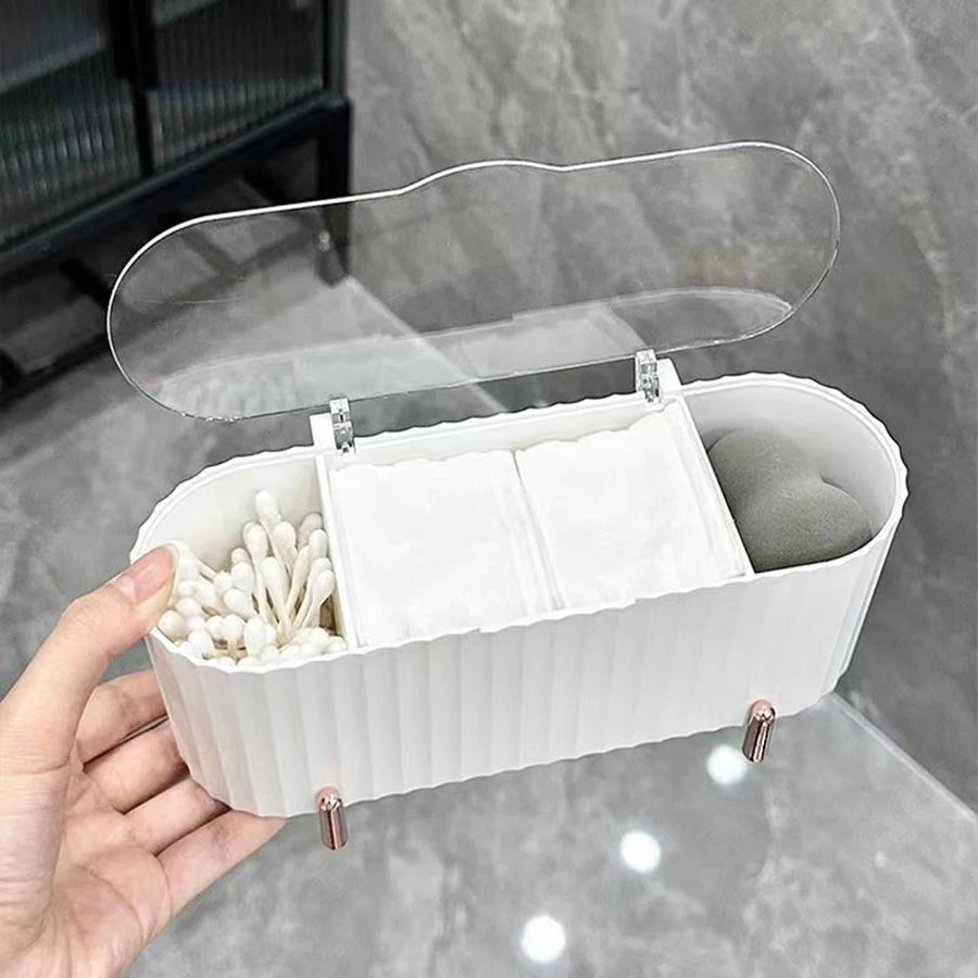 3-Compartment Beauty Sponge Organizer