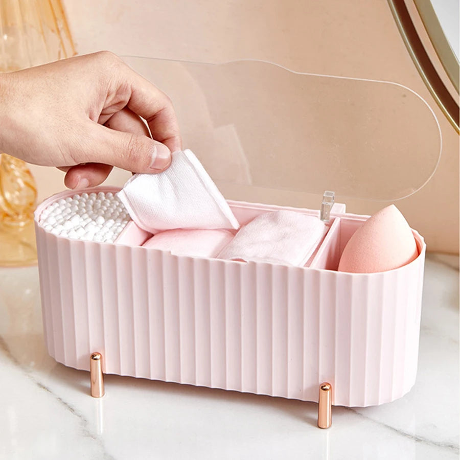 3-Compartment Beauty Sponge Organizer