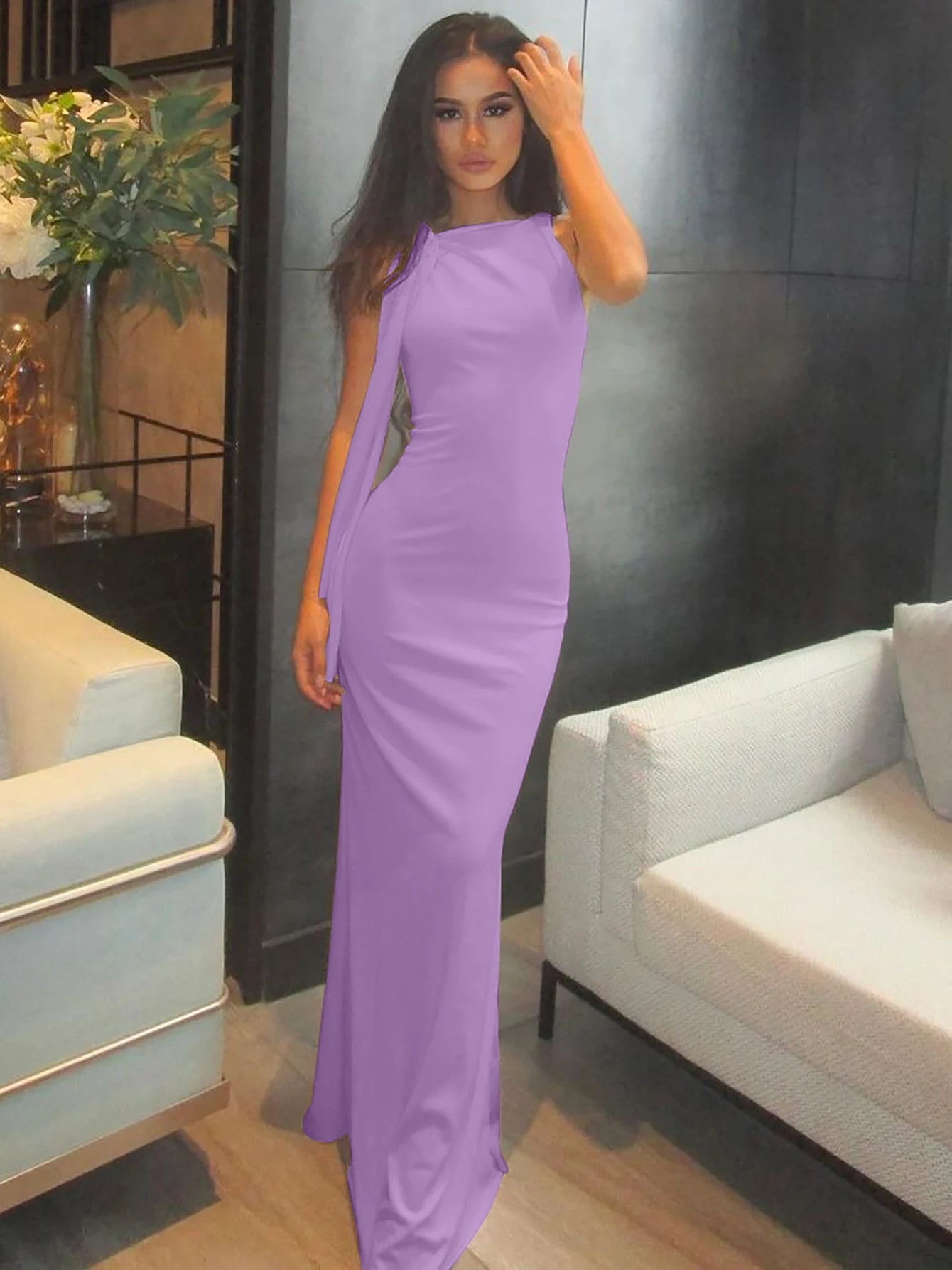 Robe pour femmes – Col rond sans manches | Style patchwork sexy et bodycon | Idéale pour soirées, fêtes, festivals et club | Mode été Y2K