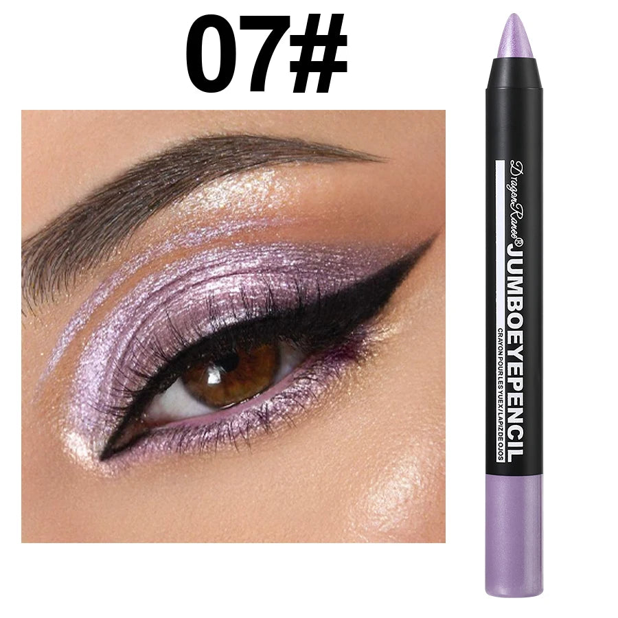 Crayon fard à paupières nacré et scintillant, délicat, illuminateur et contouring, application en un geste