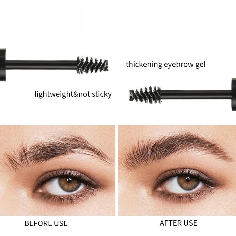Gel à Sourcils Transparent – Fixation Longue Durée, Waterproof et Séchage Rapide