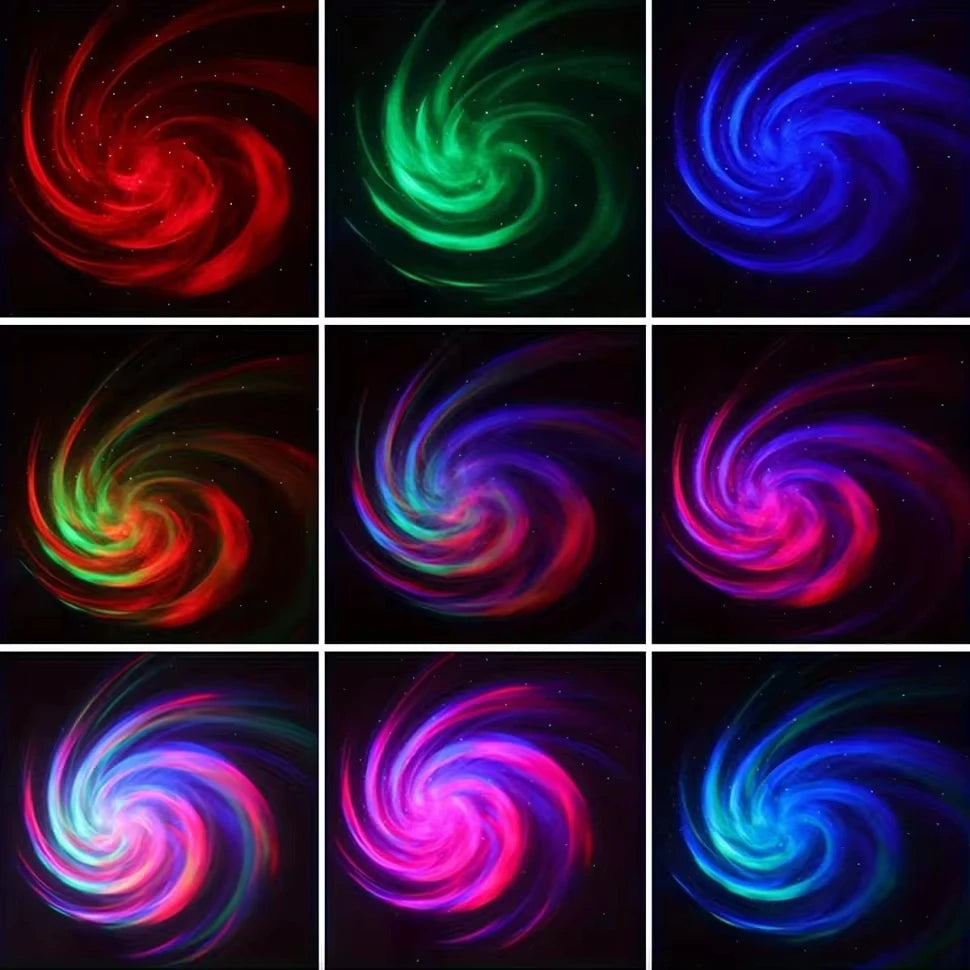 LED Galaxy Projector Night Light – Colorful Starry Sky Projector for Bedroom & Kids Room