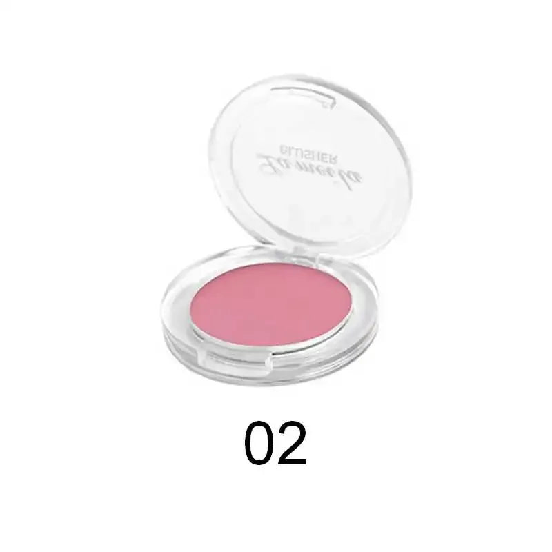 Palette de Blush Monochrome Rose-Orange — Teinte Naturelle pour Joues, Illumine le Visage, Contouring, Poudre Blush pour Maquillage