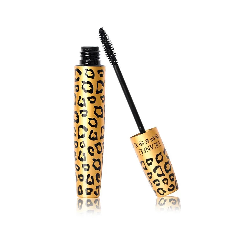 Mascara nouveau Leopard fibres de soie noir waterproof volumisant et allongeant cils recourbés longue tenue