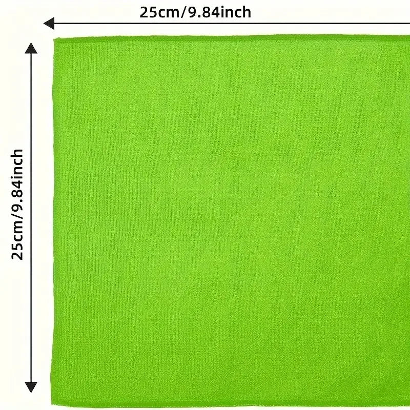 Microfiber Cleaning Cloth Set – Absorbent Kitchen & Bathroom Towels