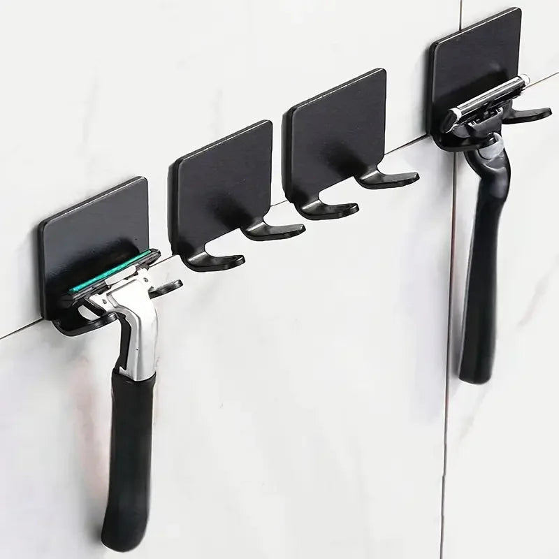 Wall Mounted Razor Holder – Adhesive Bathroom Storage Hook