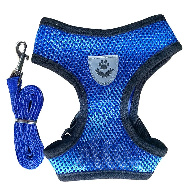 Adjustable Escape-Resistant Cat Harness & Leash Set – Soft Vest for Cats & Kittens