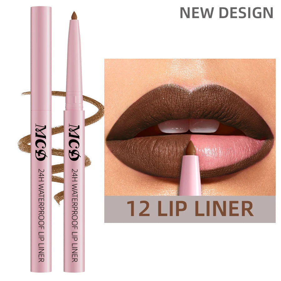 Crayon à lèvres mat waterproof – 1 pièce Définit et contourne parfaitement les lèvres. Teinte Sexy Red, couleur naturelle et intense. Texture hydratante, idéale pour un maquillage des lèvres longue tenue