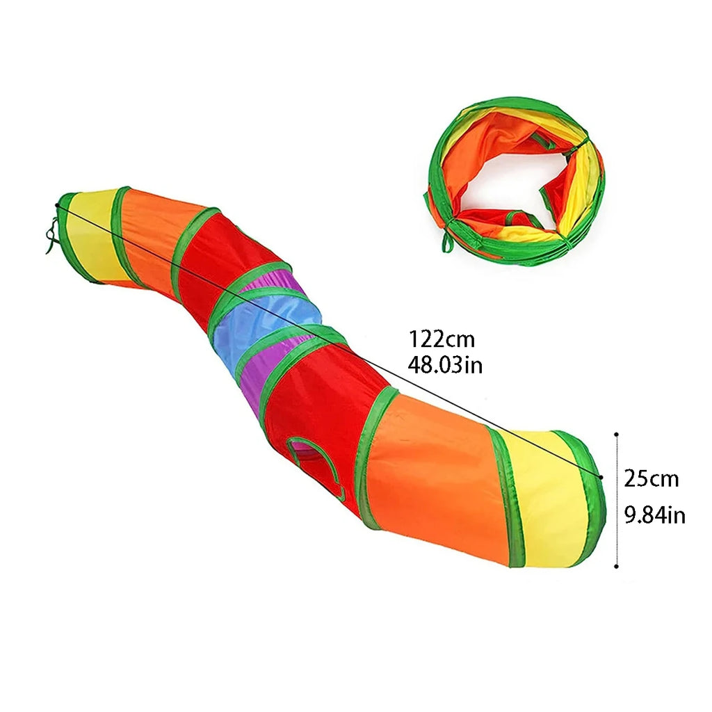 Foldable Cat Tunnel – Interactive Play Tunnel for Cats & Kittens