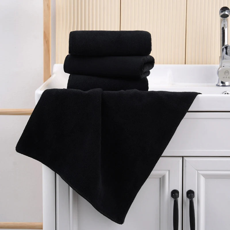 Premium Black Towel Set – Ultra Soft & Highly Absorbent Towels