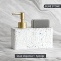 Modern Kitchen Soap Dispenser Set – Sponge & Brush Organizer
