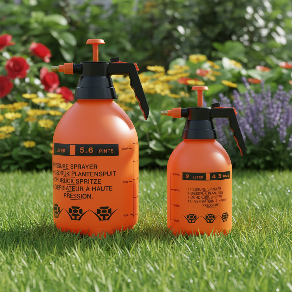 Portable Garden Pressure Sprayer – Hand Pump Watering & Plant Spray Bottle