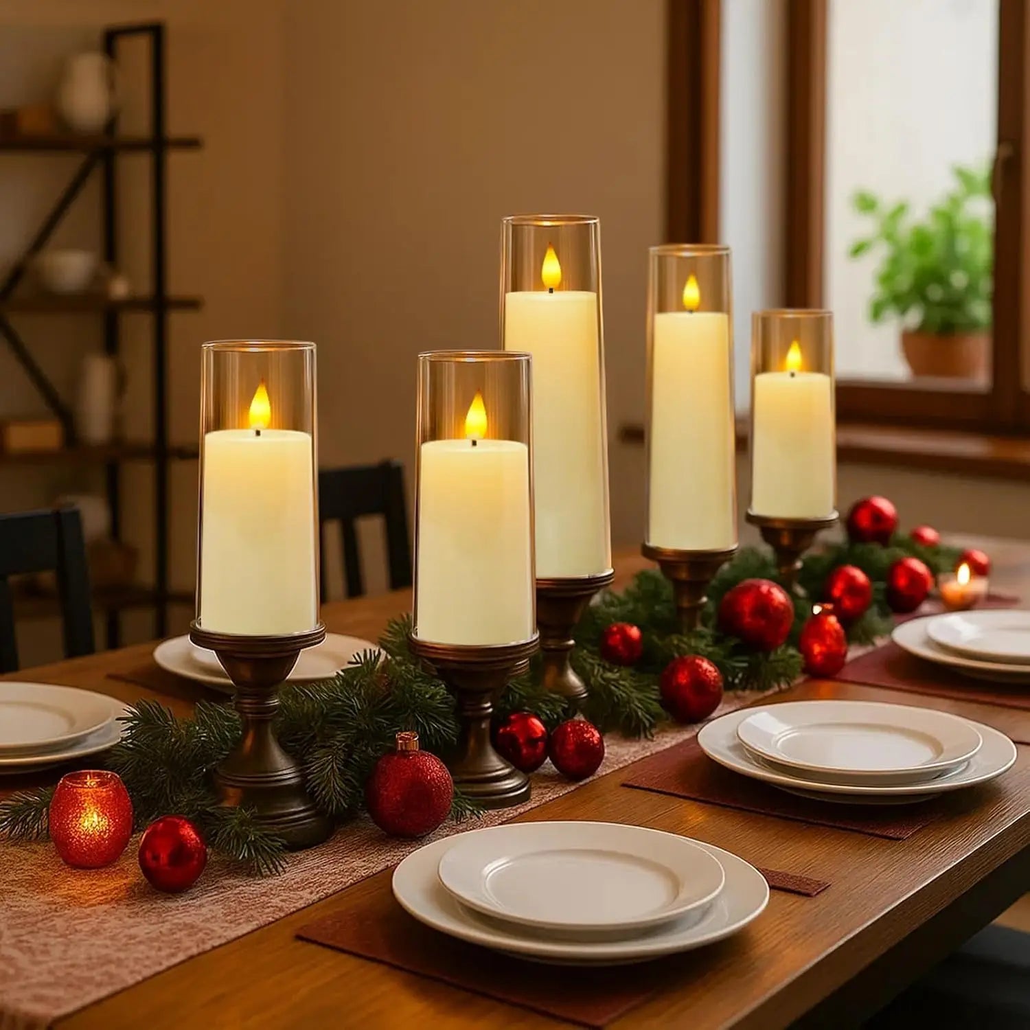 LED Flameless Flickering Candles Set (6–120 PCS) – Battery Operated Candles for Weddings & Events