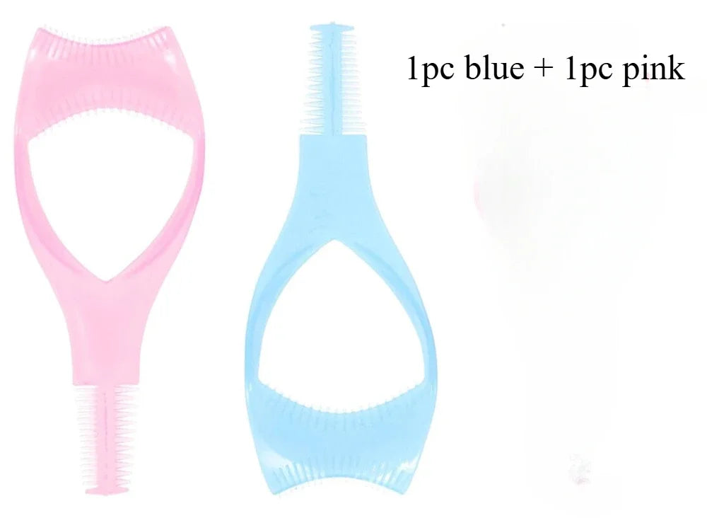 Outil cils 3 en 1 4/2/1 pièces bouclier mascara recourbe-cils applicateur peigne guide maquillage