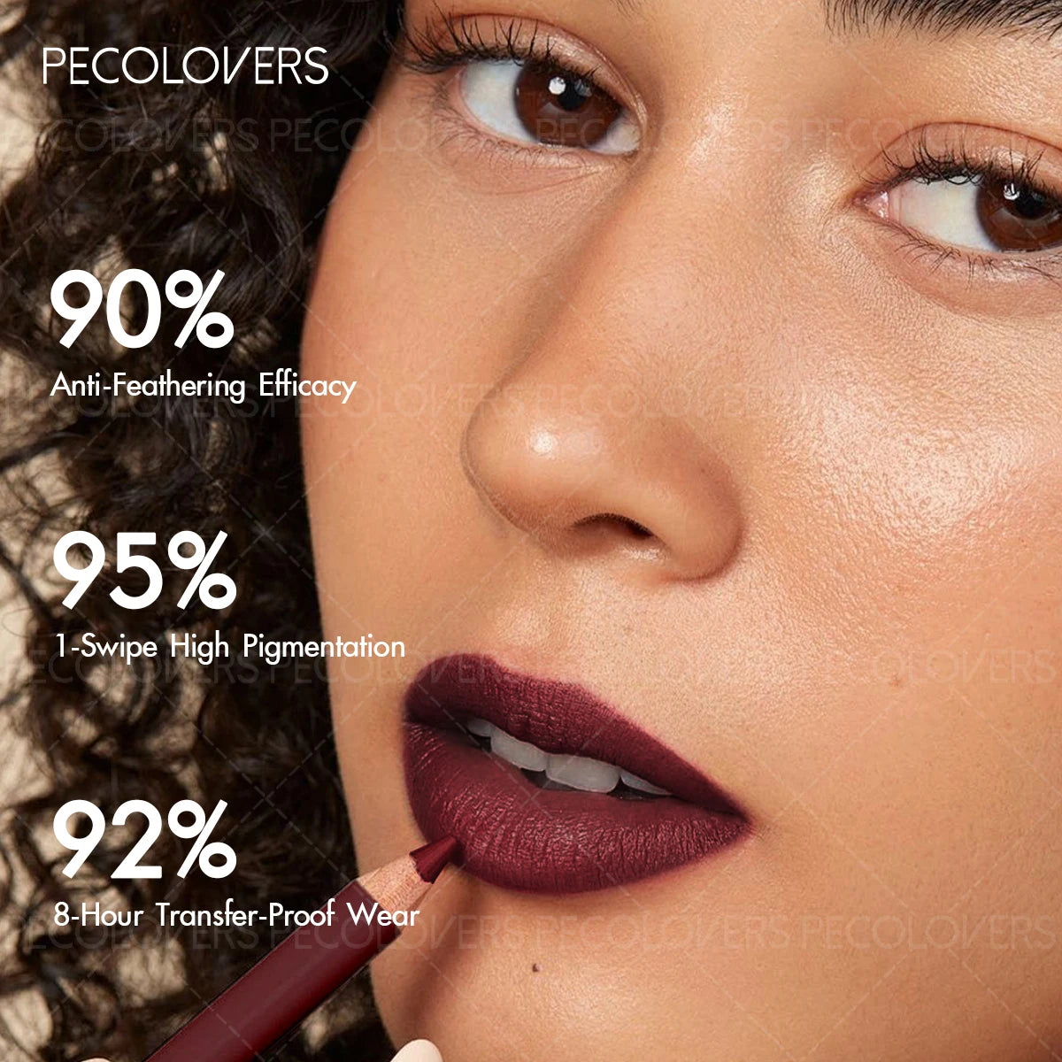 1 Pièce Crayon à Lèvres Mat – Glisse Facile, Longue Tenue, Plusieurs Couleurs, Idéal pour Usage Quotidien