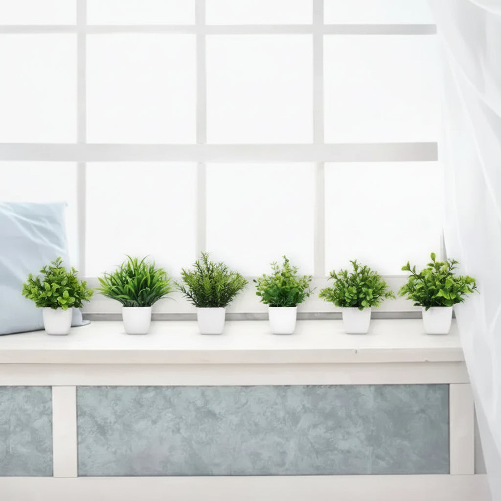 Artificial Eucalyptus Bonsai Plant – Decorative Fake Potted Greenery