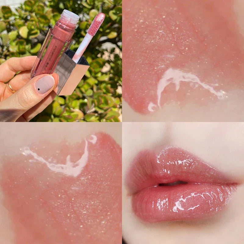 Baume à Lèvres – Rouge à Lèvres Longue Tenue, Paillettes, Hydratant, Effet Repulpant, Soin des Lèvres, Gloss, Idéal Cadeau