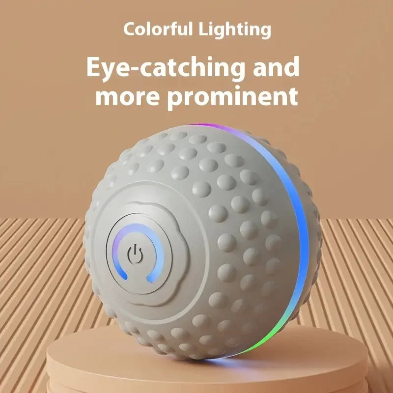 Smart Automatic Rolling Dog Ball – USB Rechargeable Interactive Pet Toy