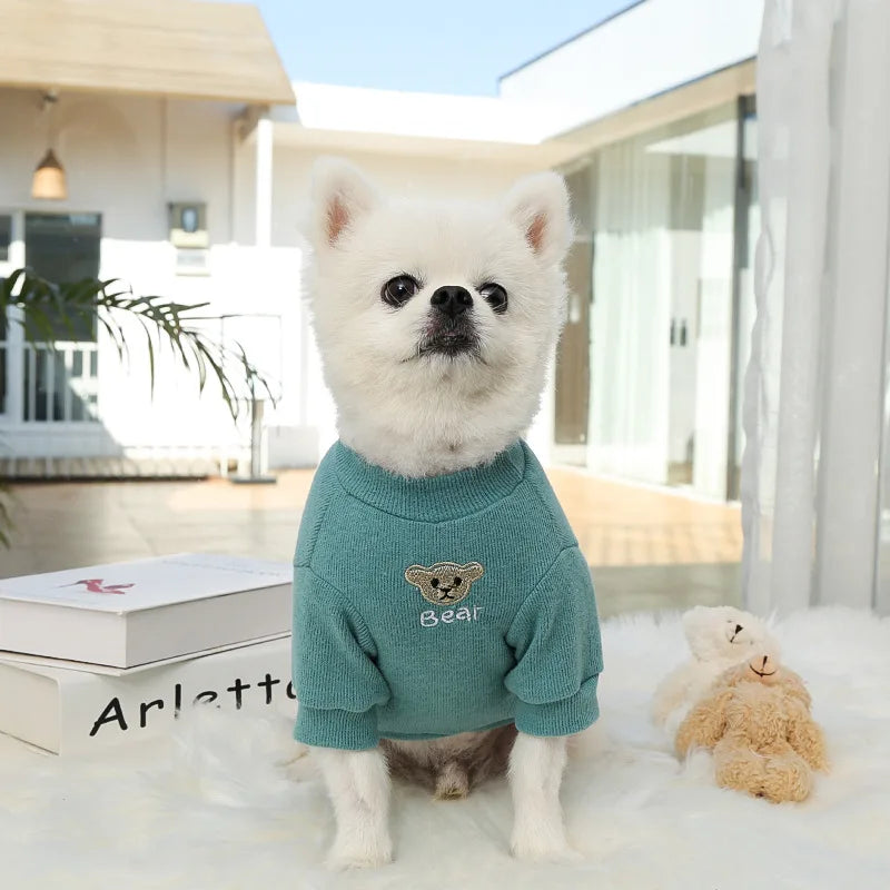 Winter Fleece Pet Sweatshirt – Warm Jacket for Dogs & Cats