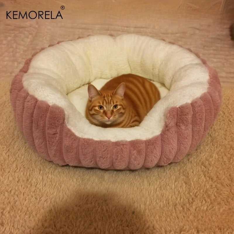 Jumbo Plush Pet Sofa Bed – Soft Washable Bed with Supportive Backrest