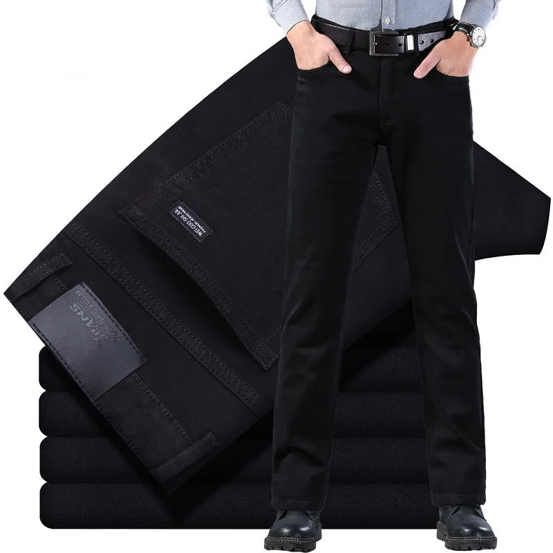 « Jean Homme Slim Noir – Confort Stretch »