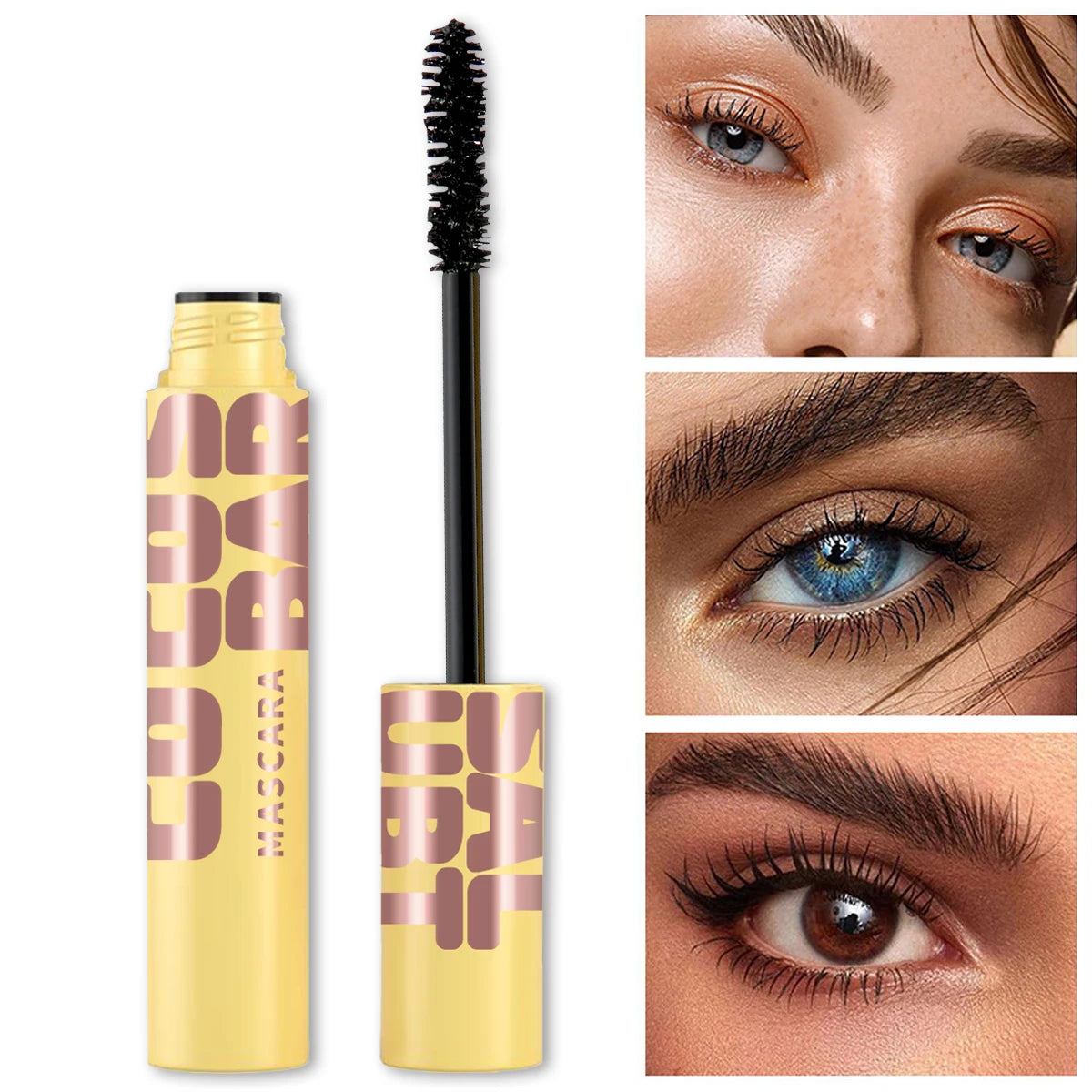 **« Mascara recourbant et épais – Waterproof, anti-bavure et allongeant »**