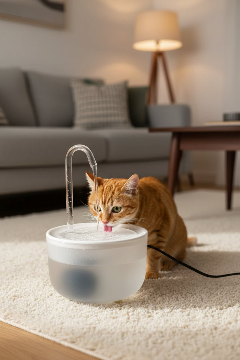 Pets Water Fountain Auto Filter USB Electric Mute Cat Drinker Bowl 1200mL Recirculate Filtring Drinker for Cats Water Dispenser