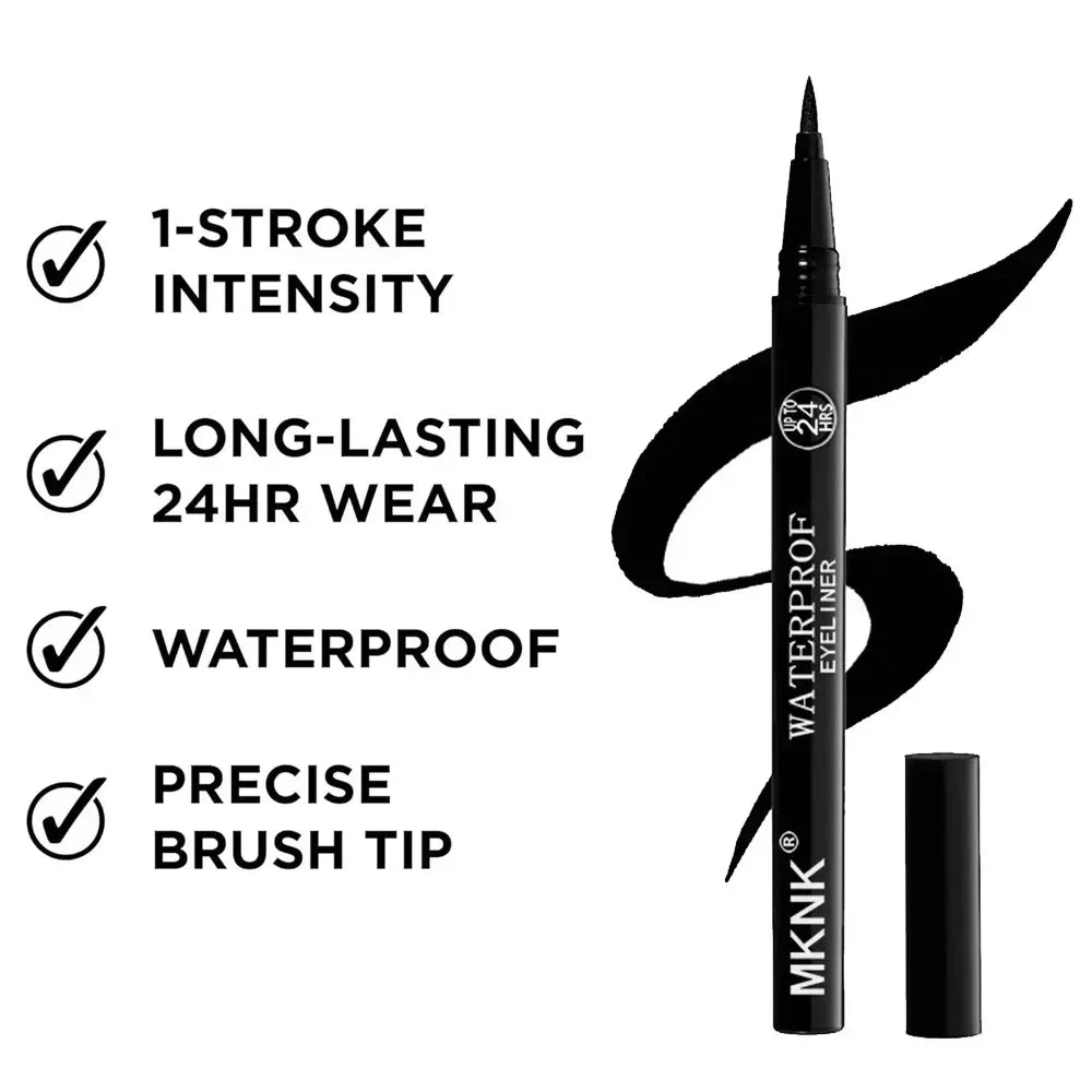 Crayon Eyeliner Séchage Rapide — longue tenue, texture lisse, fini mat, waterproof, anti-bavures, maquillage des yeux