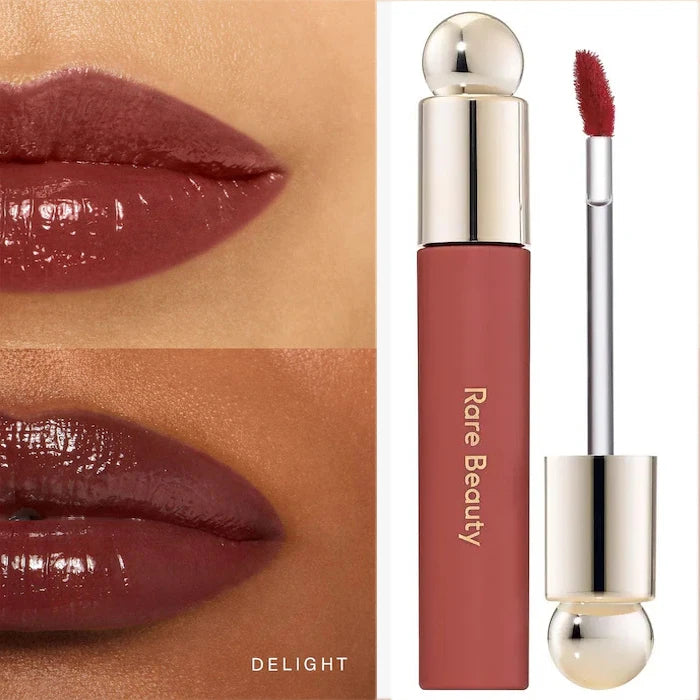 Lip Oil Teinté – Gloss à Lèvres, Effet Tache, Hydratant, Teintes Delight, Hope, Happy, Wonder, Blush Liquide Maquillage Visage et Yeux