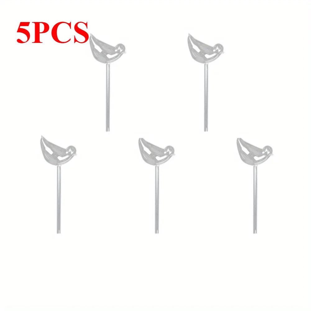 5-Pack Bird-Shaped Self-Watering Globes – Automatic Plant Watering System