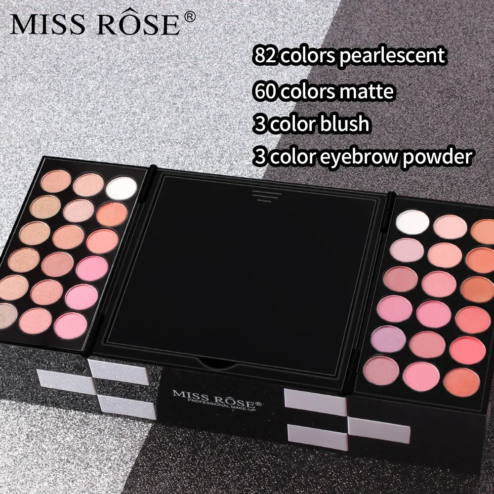 Maquillage pour femmes Kit complet tout en un maquillage coffrets cadeaux ombre à paupières poudre sourcil rouge à lèvres correcteur Blush brosse Palette