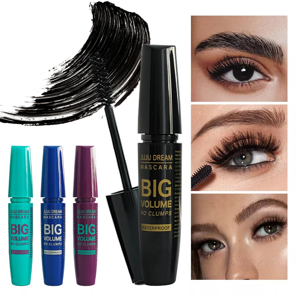 **« Mascara 4D noir – Longue tenue, volumisant et recourbant »**