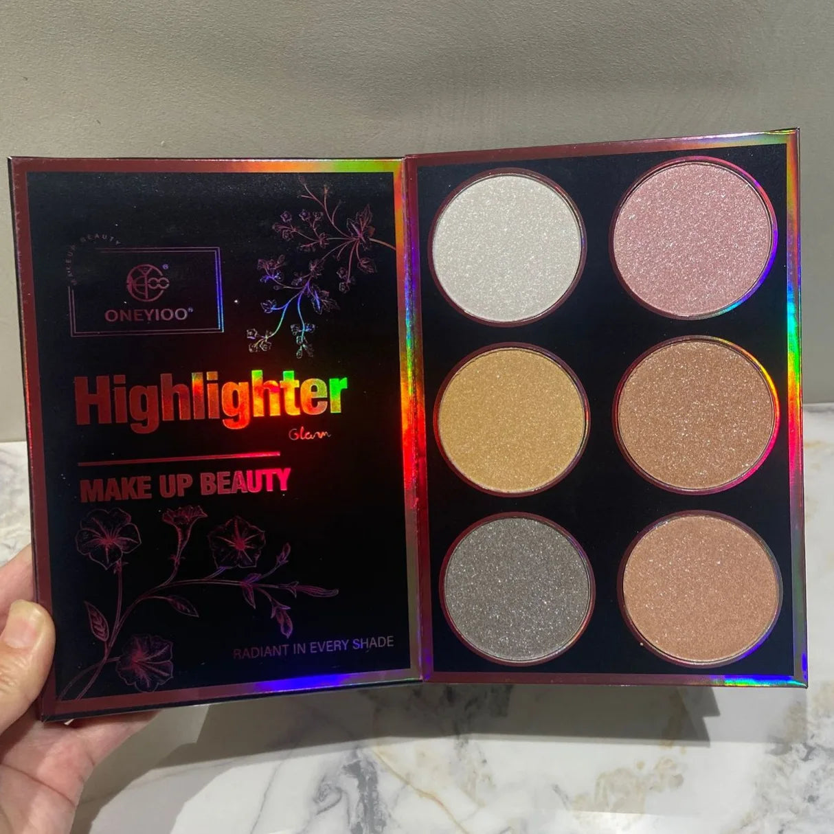 Nouvelle palette 55 couleurs, fards à paupières mats et scintillants, rouges à lèvres, highlighter, contouring, kit maquillage professionnel