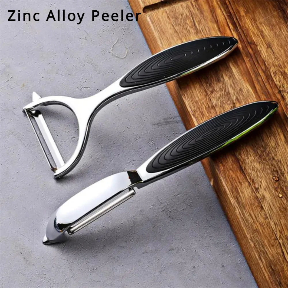 Multifunction Stainless Steel Vegetable Peeler – Potato, Carrot & Fruit Peeler with Grater Kitchen Tool