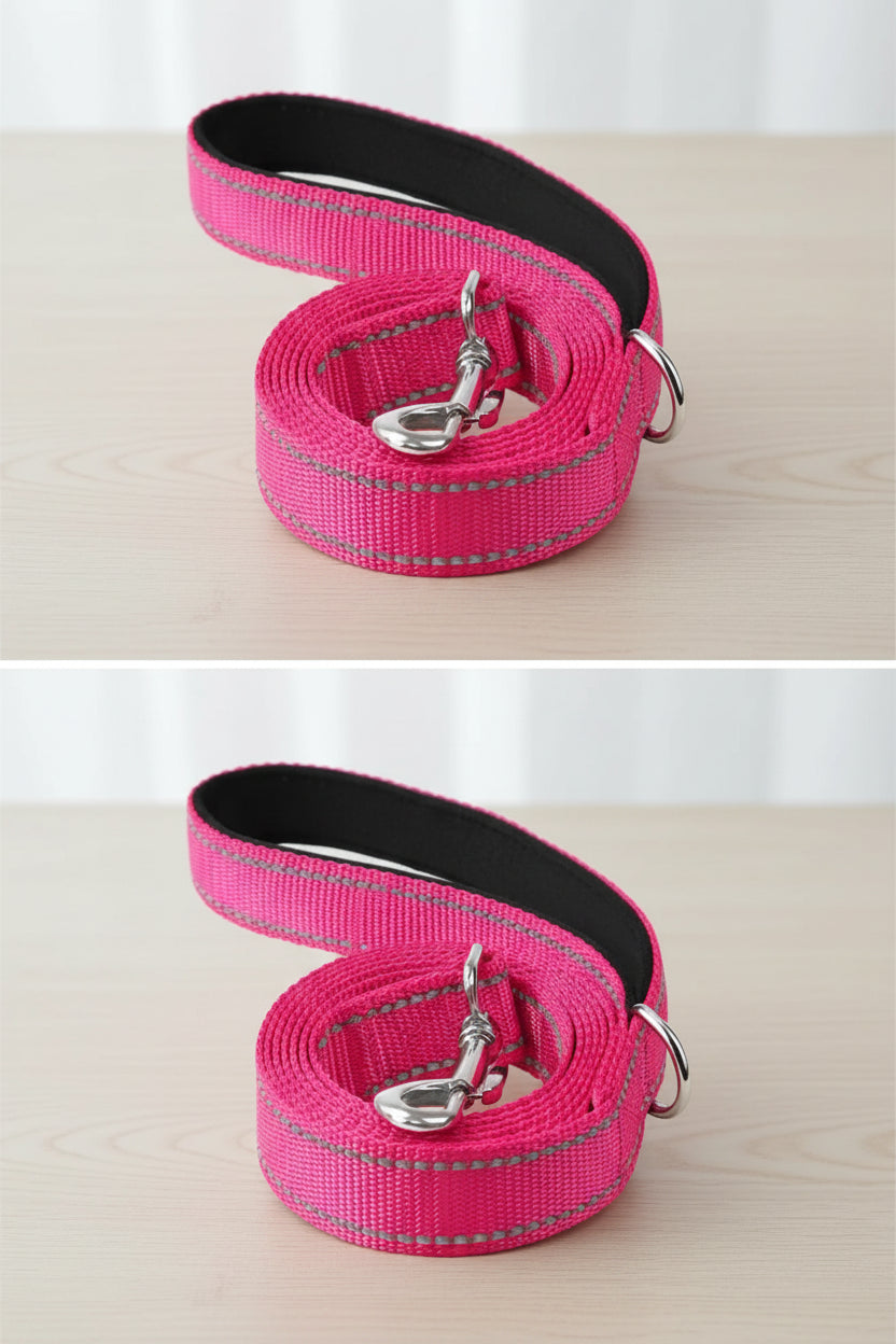 Reflective Pet Leash – Adjustable Walking & Training Lead for Dogs & Cats