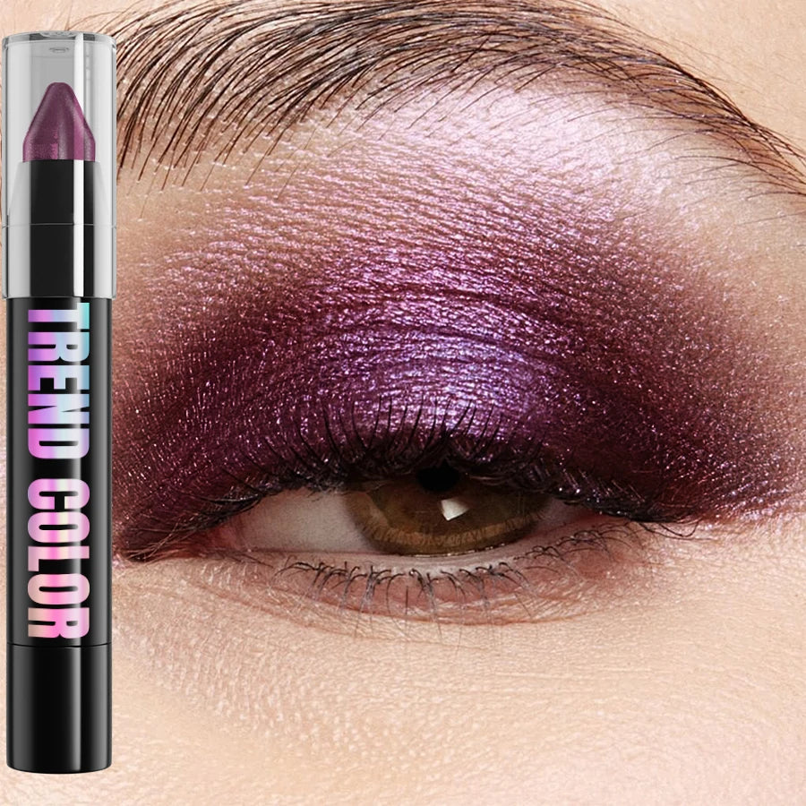 Crayon eyeliner nacré pailleté 24 couleurs, waterproof, mat, nude, effet illuminateur.